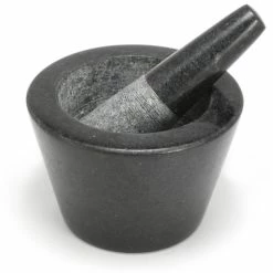 Avanti - Crush 'n' Grind Conical Mortar & Pestle Black Small