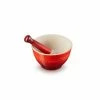 Le Creuset - Stoneware Pestle & Mortar Cerise