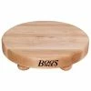 Boos - Maple Non-Reversible Round Chopping Board 2 Boos - Maple Non-Reversible Round Chopping Board -Cole & Mason Sales 475774 Large