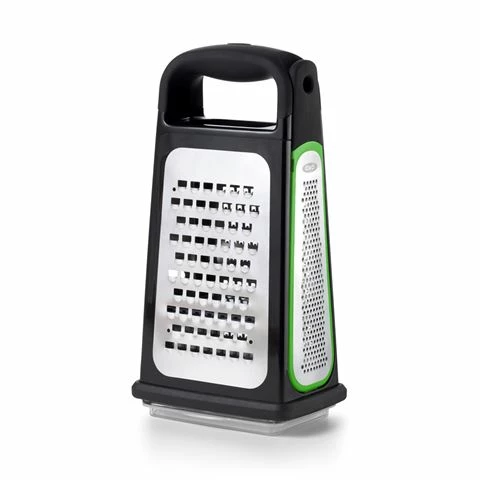 OXO - Good Grips Etched Box Grater With Removable Zester 3 OXO - Good Grips Etched Box Grater With Removable Zester