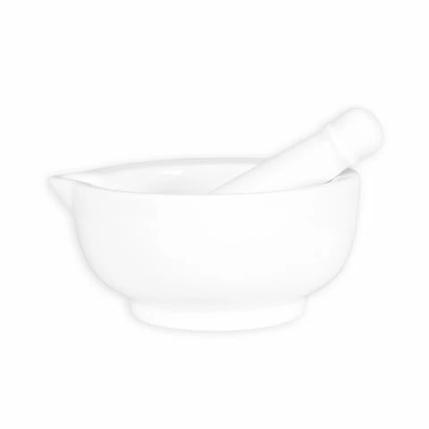 Wilkie Bros Wilkie Brothers - Mortar & Pestle Super White 9cm 3 Wilkie Bros Wilkie Brothers - Mortar & Pestle Super White 9cm