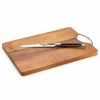 Laguiole - En Aubrac Bread Board & Carving Buffalo Horn Set -Cole & Mason Sales 680719 Large
